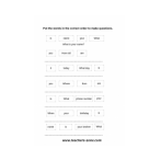 free wh questions worksheets teacher s zone