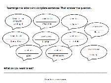 FREE FOOD WORKSHEETS - Teacher's Zone