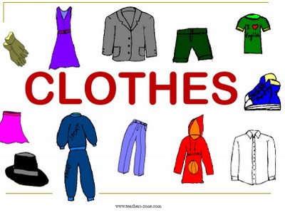 CLOTHES FLASHCARDS - Teacher's Zone